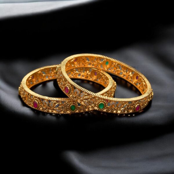 Antique Classic Bangles With Gold Plating