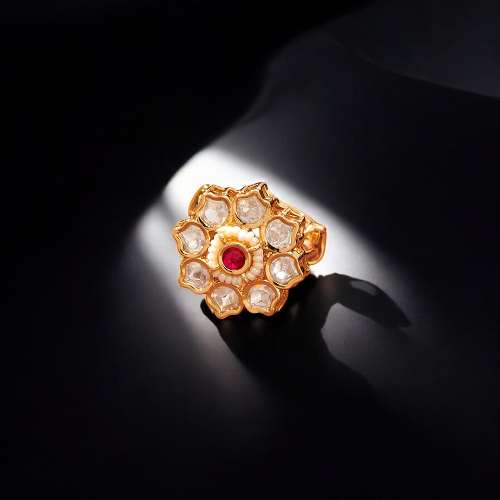351806_Kundan Pearl Ring With Gold Plating RANI-Photoroom