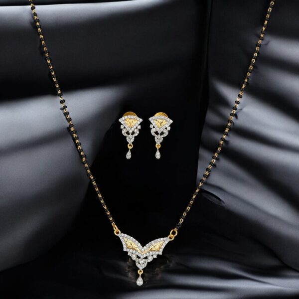 Classic Mangalsutra With 2 Tone Plating