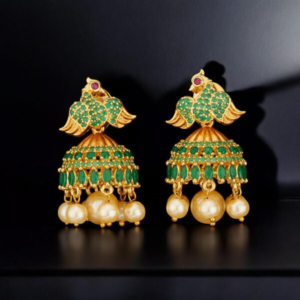 Jhumki With Gold Plating