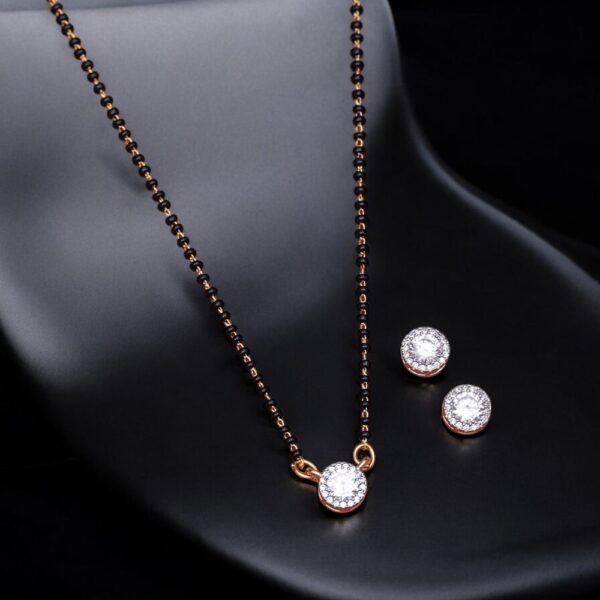 Tanmaniya Mangalsutra With 2 Tone Plating
