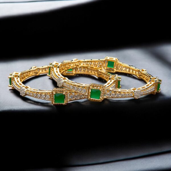 Classic Bangles With 2 Tone Plating