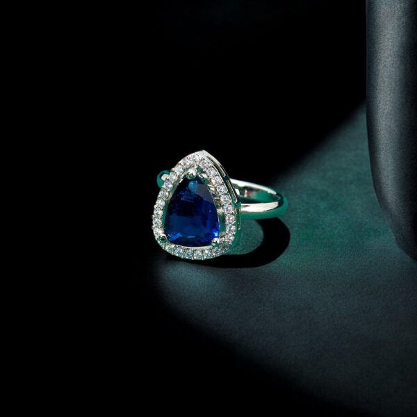 Delicate Ring With Rhodium Plating