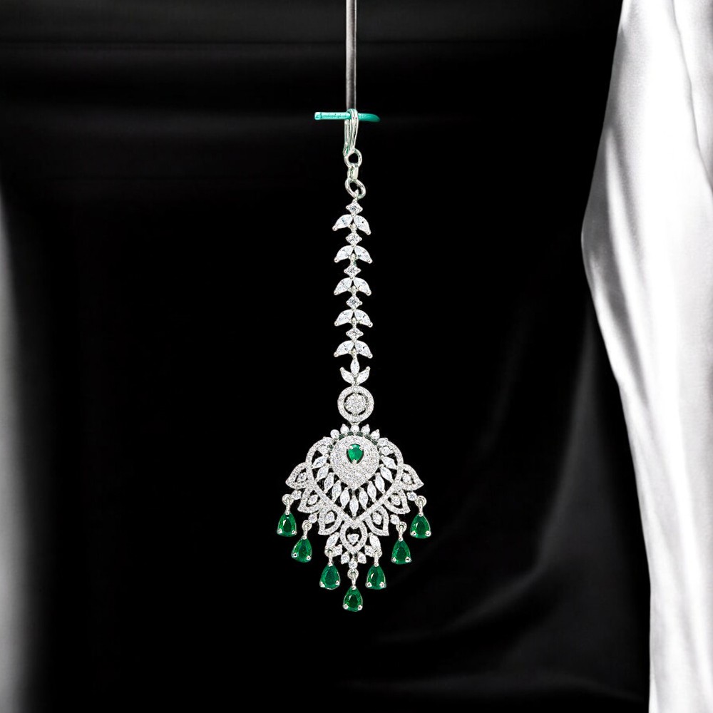 436792_ Classic Tikka With Rhodium Plating GREEN-Photoroom