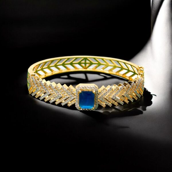 Cz Classic Kada With 2 Tone Plating