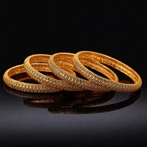 Antique Choker Necklace Set With Matte Gold Plating