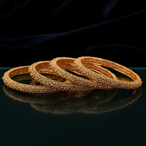 Antique Plain Bangles with gold plating