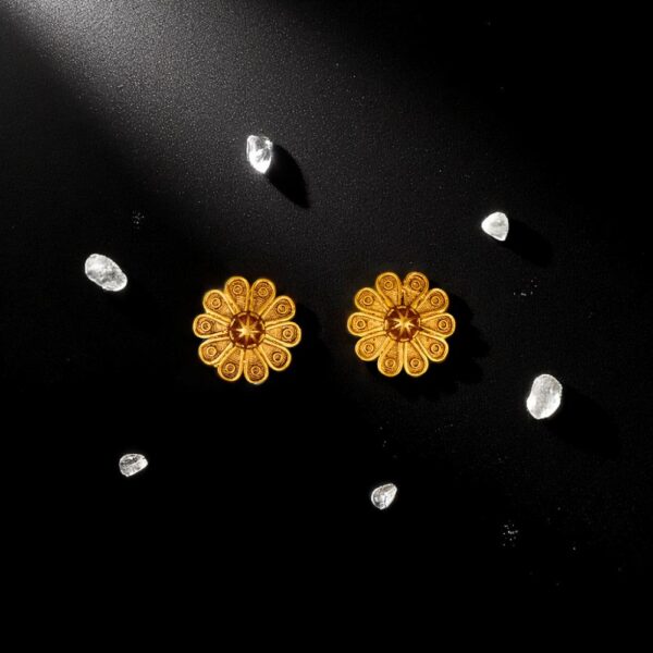 Antique Plain Matte Gold Tops With Matte Gold Plating